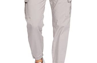Amazon Brand – Symbol Men’s Stretchable Cargo Jogger Pants | Chinos | Casual Trousers (Slim Fit) (Ash_32)