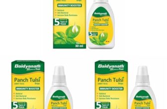 Baidyanath Ayurved Panch Tulsi Drops – 30 ml | Natural Immunity Booster with Goodness of Five Types of Tulsi (Pack of 3)