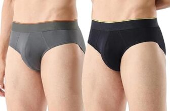 Boldfit Underwear Briefs for Men, Soft Cotton Stretch Fabric, Anti-Bacterial, Moisture-Wicking & Sweat Absorbent, Breathable Everyday Comfort Innerwear, Black & Navy- L (Pack of 2)