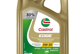 Castrol Edge 5W-30 LL Full Synthetic Engine Oil (4L) for Cars