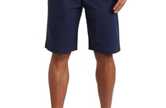 Amazon Brand – Symbol Men’s Regular Fit Woven Shorts (AW19-SHR-ESS-04_Navy_28)