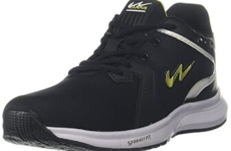 Campus Mens Neor BLK/LMN Running Shoe – 7 UK (NEOR)