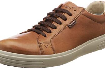 Woodland Men’s Rust Brown Leather Sneaker-10 UK (44 EU) (GC 2509117)