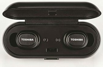 Toshiba RZE-BT800E Truly Wireless Bluetooth in Ear Earbuds with Mic (Black)