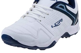 Lancer Mens INDUS-251 White Navy Running Shoe – 6 UK (INDUS-251WHT-NBL-40)
