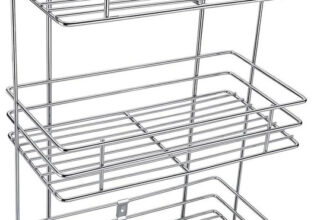 Kombuis Kitchenware Utensil Kitchen Rack Steel 3 Layer Wall Mount Stainless Steel Multipurpose Storage Rack/Shelf, Kitchen Rack