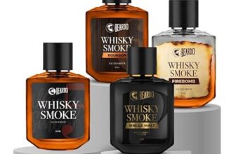 BEARDO Whisky Smoke Collectors Edition -Bourbon,Firebomb,Single Malt & Whiskey Smoke (50ml x 4) | Long Lasting Fragrance | Long Lasting Perfume for Men | Gift for Men | Gift for Friend