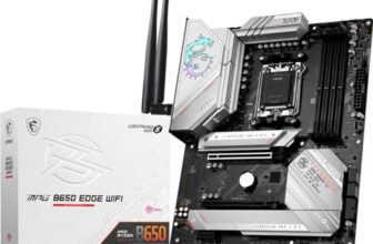 MSI MPG B650 Edge WiFi AMD AM5 ATX Motherboard, 4X DDR5~128GB, 2X PCI-E x16, 1x PCI-E x1, 3X M.2, 6X SATA, 2X USB2.0, 7X USB 3.2, 1x USB-C