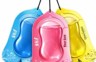The Old Natural Snif Gel Hanging Car Air Freshener Pack of 3, Essential Oil Based Car Perfume, Long Lasting Car Fragrance Up to 30 Days, Odor Eliminator, Rose Aura, Breezy Blue & Citrus Fantasy