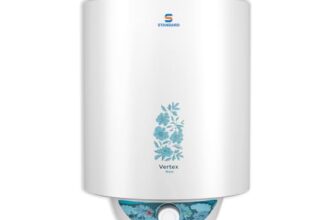Standard By Havells Vertex Neo 4 Star 10L Storage Water Heater(Geyser)|Faster Heating|Safe to Use|Saves Electricity|Hydro Guard Coated Anti Rust Tank|Temp. Setting Knob|5 Yr. Tank Warranty| White