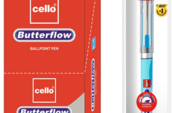 Cello Butterflow Ball Pen(Pack of 10, Ink Color – Blue)