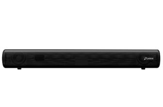 Pebble Arena 4 40W Bluetooth Soundbar with Deep Bass, 2.0 Channel Cinematic Surround Sound, Wall Mountable, Home Theater Speaker for TV