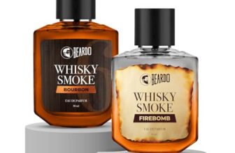 Beardo Whiskey Smoke Fusion- Firebomb & Bourbon Perfume for Men (50ml x 2) | Long Lasting Fragrance | Long Lasting Perfume for Men | Gift for Men | Gift for Friend