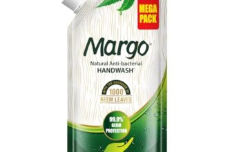 Margo Natural Anti-Bacterial Handwash for Soft, Hydrated hands – 700 ML Refill Pack [ Pack of 1 ] | 99.9% Protection From Harmful Germs | Enriched With Original Neem