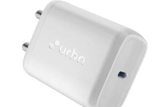 URBN 20W USB C iPhone GaN Charger | 2X Faster Charging | Power Delivery (PD) Adapter | Made in India | for iPhone 17/16/15/14/13/12/11/Pro/Max/Mini (White)