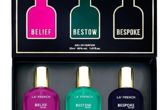 La French Man Perfume Gift Set 3 x 30 ml for Men | with Belief Bestow Bespoke Perfume | Woody, Citrusy Long Lasting EDP Fragrance Scent Best Gift Hamper Set for Men
