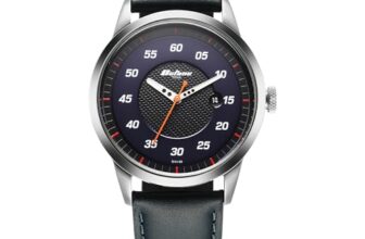 Titan Octane Quartz Analog with Date Black Dial Dark Blue Leather Strap Watch for Men – NT1806SL14