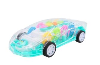 ToyBharat Gear Car Toy with, Gear Simulation Mechanical Car with Sound Music & Light Toys for Kids Boys & Girls, Multicolor