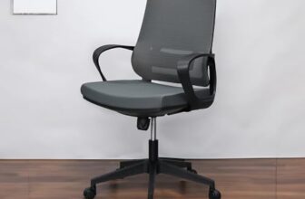 Royaloak Tivoli Italian Computer Chair | Nylon Mesh | High Back Support | Comfortable Armrest | Seat Tilt Lock Paddle | Nylon Base | Computer Chair for Home | Ergonomic Computer Chair | Mesh Chair