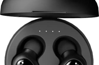 ZEBRONICS Zeb-Sound Bomb 1 TWS Earbuds with BT5.0, Up to 12H Playback, Touch Controls, Voice Assistant, Splash Proof with Type C Portable Charging Case (Black)