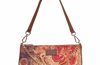 ZOUK Baguette Bag | Crossbody Bags for Women | Women’s Handbags | Stylish Sling Bag for Woman | Vegan Leather Evening Bag | Travel & Office Use | Purse and Wallet | FloLov Print