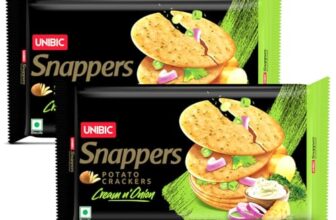 Unibic Snappers Cream & Onion 560gm/600gm Weight may Vary