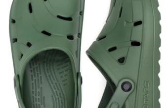 Red Tape Men’s Discover Comfortable Clogs || Sandals with Adjustable Back Strap for Men Olive Green