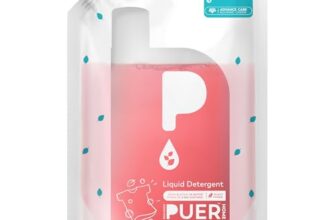 PUER Liquid Detergent Advance Care Blooming Garden 1800ml Refill Pouch for Front & Top Load Washing Machine | Plant Based & Eco Friendly | Tough Stain Removal, Color Safe & Bleach Free