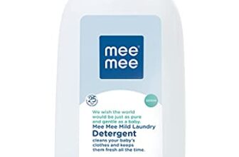 Mee Mee Baby Liquid Detergent 500 ml | pH-Balanced Anti-Bacterial Formula | Scent: Mild Fresh | Free from Harsh Chemicals, Safe for Mother’s Hands & Baby’s Skin | Removes Stains & Odor