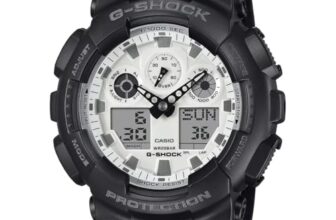 Casio G-Shock GA-100WD-1ADR Analog-Digital White Dial Men (G1635)