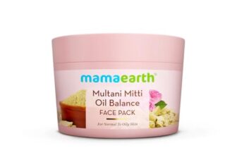 Mamaearth Multani Mitti Oil Balance Face Pack with Multani Mitti & Bulgarian Rose for Normal to Oily Skin 200g | DIY-like Texture | Controls Oil & Acne | Clay Face Mask | Free From Harmful Chemicals