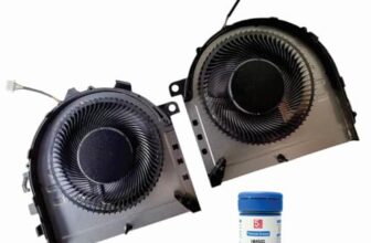 SpareWave Replacement Internal CPU+GPU Cooling Fan for Lenovo IdeaPad Gaming 3 IdeaPad Gaming 3-15ACH6 IdeaPad Gaming 3-15IHU6 IdeaPad Gaming 3-15IAH6 (5V) Laptop. Comes With MH50 (Cooling paste).