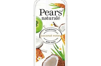 Pears Naturale Nourishing Coconut Water Body Wash 250 ml|| 100% Natural Ingredients|| Liquid Shower Gel with Honey for Glowing Skin – Paraben Free