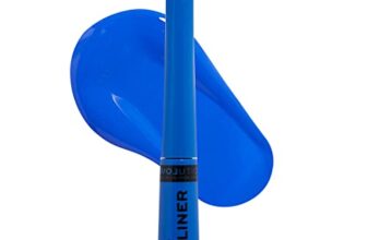 Relove Dip Eyeliner Blue Natural Matte Long Lasting Eye Makeup Eyeliners, Easy To Apply Colored Eyeliner Retractable Eye Makeup Liners