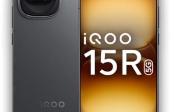 iQOO 15R (Dark Knight, 8GB RAM, 256GB Storage) | Snapdragon® 8 Gen 5 Processor | India’s Slimmest Smartphone in 7600mAh Battery* | Segment’s Most Stable 144FPS Gaming*