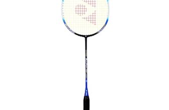 Yonex Muscle Power 22 Light Aluminum Strung Badminton Racquet, 4U-G5 (Black/Blue)