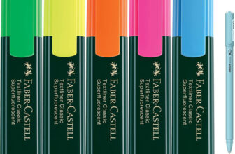 FABER-CASTELL Highlighter Set Of 5 With Xo Pen(Set of 5, Multicolor)