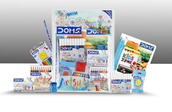 Doms Artsy Kit | Gift for Kids | Combination of 8 Stationary Items, Ink Color-Multicolor
