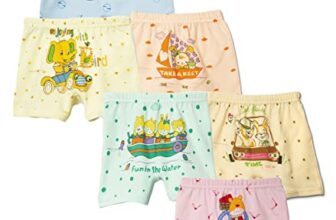 Dowin Girls Cotton Solid Cycling Shorts | Comfortable Fit with Elastic Waistband | Boyshort Panties | Durable Summer Style | Soft & Stretchy Bloomer Shorts for Girls- Assorted – Pack of 6 (Happy_65)