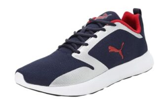 Puma Men Feet Rodeo X2 IDP Peacoat-High Risk Red-Silver SHOES 37364103 9UK
