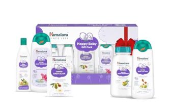 Himalaya Happy Baby Gift Pack 5s with Newborn Baby Essentials | No.1 Doctor Recommended Brand | Complete Baby Care Kit | Safe for Newborns | Perfect for Every Baby Celebration