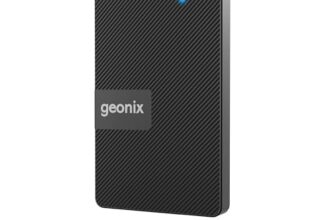 GEONIX PowerShell S3 1TB Portable External Hard Drive 2.5-Inch SATA USB 3.0, Up to 5Gbps with UASP Support, Tool-Free Setup, LED Indicator, Compatible with Windows/Mac/Linux (3 Yr Warranty)(Black)