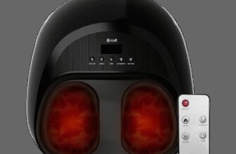 Cult Fitkit Pulse, Air compression, Deep Kneading Rollers, Multiple Modes, Foot Fitkit Massager(Black)