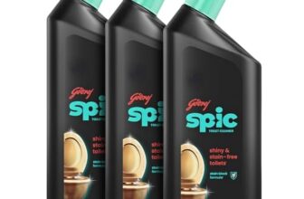 Godrej SPIC Toilet Cleaner – 525ml (Pack of 3) | Disinfectant Toilet Cleaner | Original | Kills 99.9% Germs