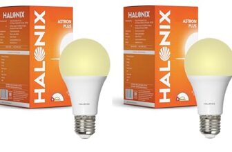 Halonix 2.9W LED Light Bulb | Yellow (3000K) |Pack of 2|Energy Efficient| 4kv Surge Protection | E27 Screw type