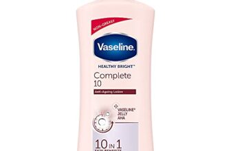 Vaseline Healthy Bright Complete 10 Body Lotion, Anti- Ageing Lotion With Vitamin B3, Aha, Pro-Retinol, 400 ml