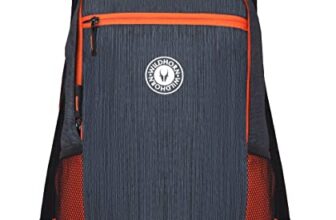 WildHorn Laptop Backpack for Men/Women I Fits upto 15.6″ Laptop I Waterproof I Travel/Business/College Bookbags (015-BLUE&ORANGE)