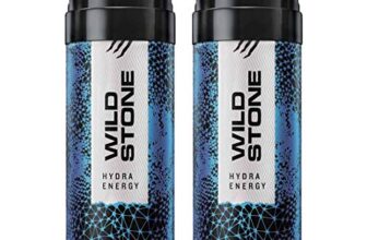 Wild Stone Hydra Energy Deodorants For Men, Long Lasting Strong Masculine Fragrance, Pack Of 2 (150Ml Each) – Spray