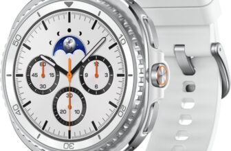 Samsung Galaxy Watch8 Classic (46mm Bluetooth)(White Strap, Large)