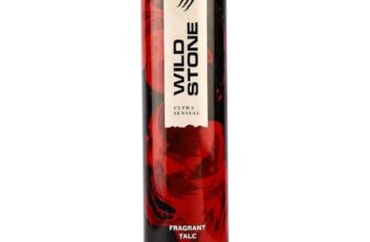 Wild Stone Ultra Sensual Talcum Powder for Men, 400gm, Perfumed Deodorant Talc with Masculine Aromas, Keeps You Smelling Fresh All-day Long